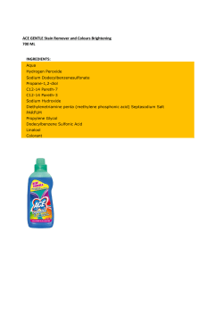 ACE GENTLE Stain Remover and Colours Brightening 700 ML
