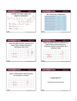 1 Identify the Start, Stop and Seal