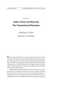 Cyber Crime and Security: The Transnational
