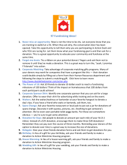 97 Fundraising Ideas!