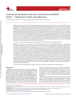 Constant pH simulations with the coarse