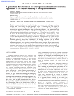 A generalized Born formalism for heterogeneous dielectric