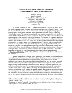 Facebook Firings: Social Media and Free Speech