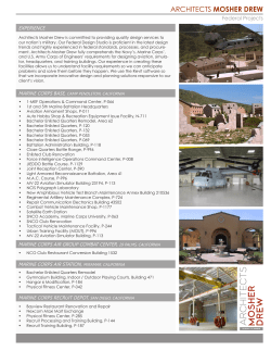 Full List Here - Architects Mosher Drew