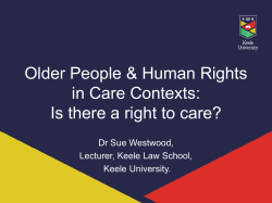 Is there a right to care?