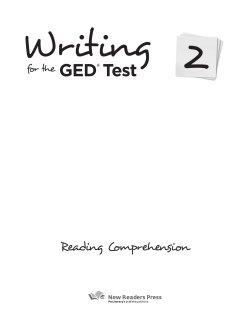 Reading Comprehension - New Readers Bookstore