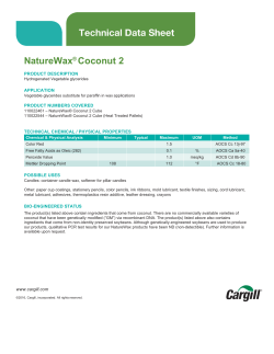 NatureWax&reg; Coconut 2