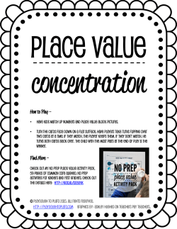 Place-Value-Concentration