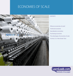 economies of scale
