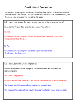 Constitutional Convention!