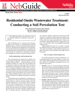 Residential Onsite Wastewater Treatment