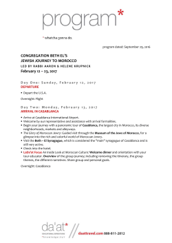 Jewish Journey to Morocco