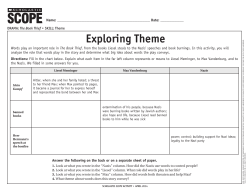 Exploring Theme
