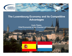 The Luxembourg Economy and its Competitive Advantages