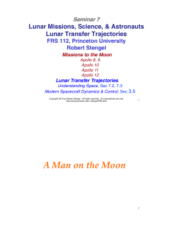 Lunar Transfer - Princeton University