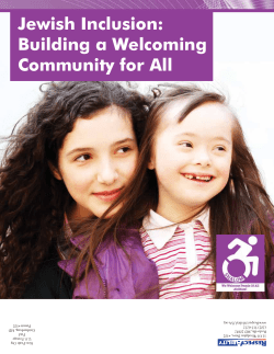 Jewish community - RespectAbilityUSA