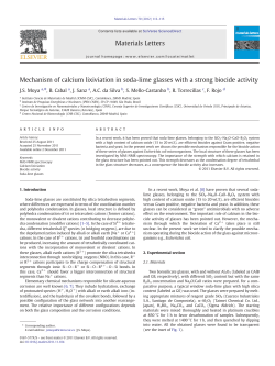 Mechanism of calcium lixiviation in soda-lime glasses with
