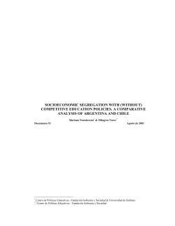 socioeconomic segregation with (without) competitive