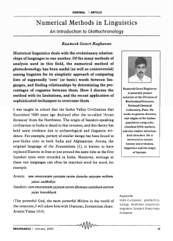 Fulltext PDF - Indian Academy of Sciences