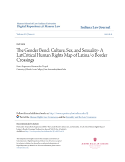 The Gender Bend: Culture, Sex, and Sexuality
