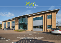 TO LET - Robert Hitchins