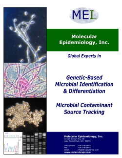 Molecular Epidemiology, Inc.
