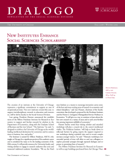 dialogo - The University of Chicago