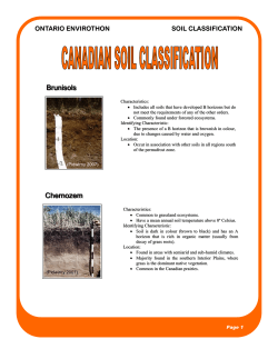 Canadian Soil Classification