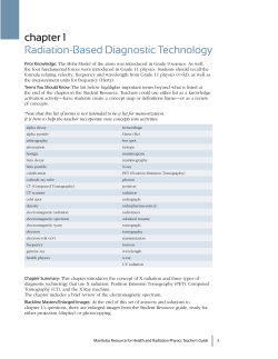 chapter 1 Radiation-Based Diagnostic Technology