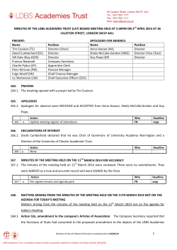 LAT Board Minutes Apr 2014