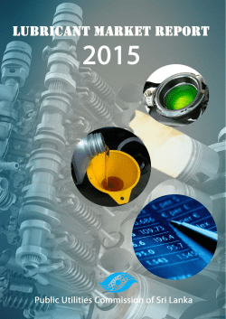 the Lubricant Market Report-2015
