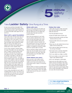 Ladder Safety ST - National Safety Council