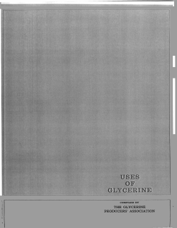 the glycerine producers` association