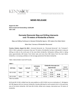 Kennady Diamonds Step-out Drilling Intersects over 70 meters of