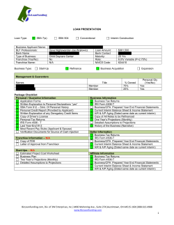 bdo credit memorandum