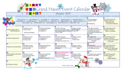January 2016 Activity Calendar - Grand Haven Retirement Community