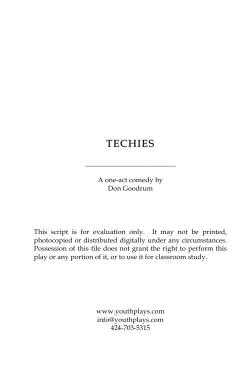 techies - YouthPLAYS