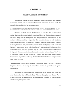 chapter - 3 psychological transition