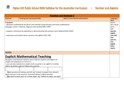 AC Stage 1 Fractions and Decimals 2