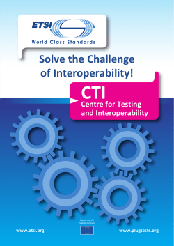 Solve the Challenge of Interoperabilit !