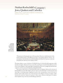 Jews, Quakers and Catholics
