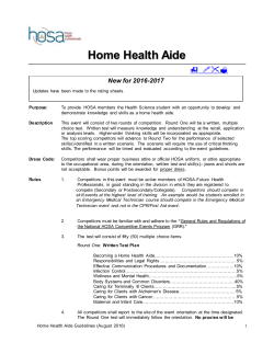 Home Health Aide