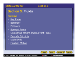 Section 3: Fluids