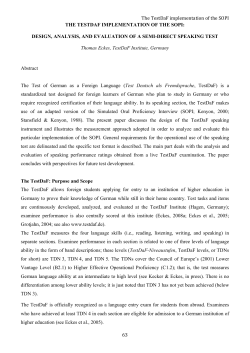 DESIGN, ANALYSIS, AND EVALUATION OF AS