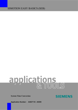 simotion easy basics (seb)