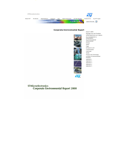 Corporate Environmental Report