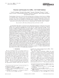 Structure and Dynamics for LiBH4-LiCl Solid Solutions