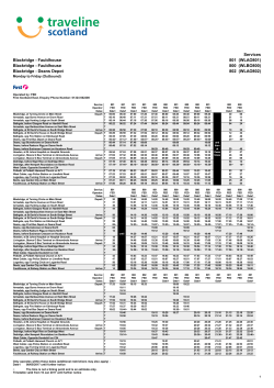 Fauldhouse 801 - Traveline Scotland
