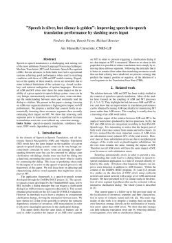 Speech is silver, but silence is golden”: improving speech-to