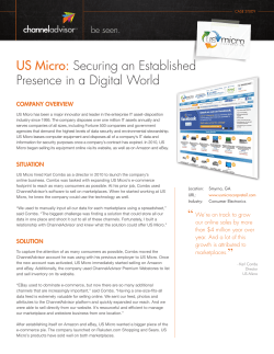 US Micro: Securing an Established Presence in a